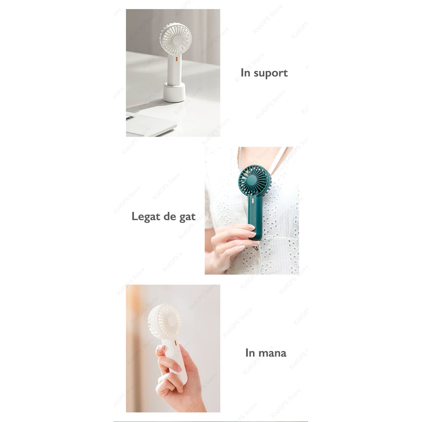 Mini ventilator portabil KD Home® F851
