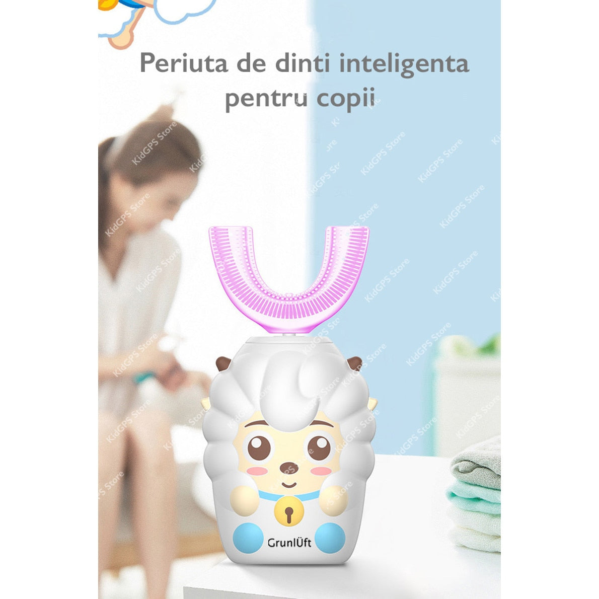 Periuta de dinti pentru copii Grunluft® Mini U