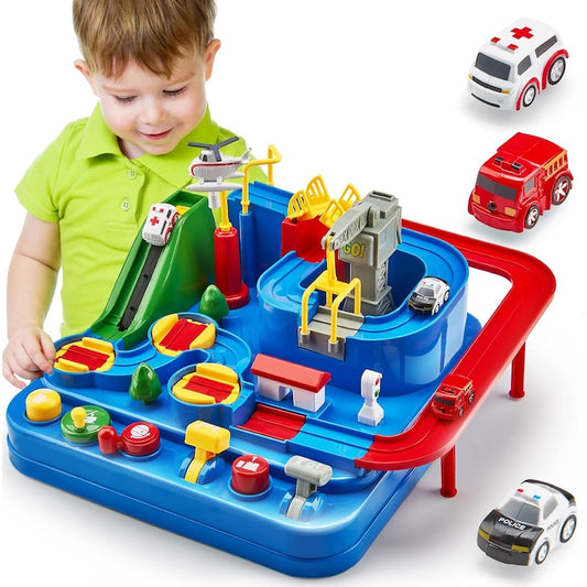 Set Jucarie Interactiva Circuit de Curse KidProtect® Rescue City