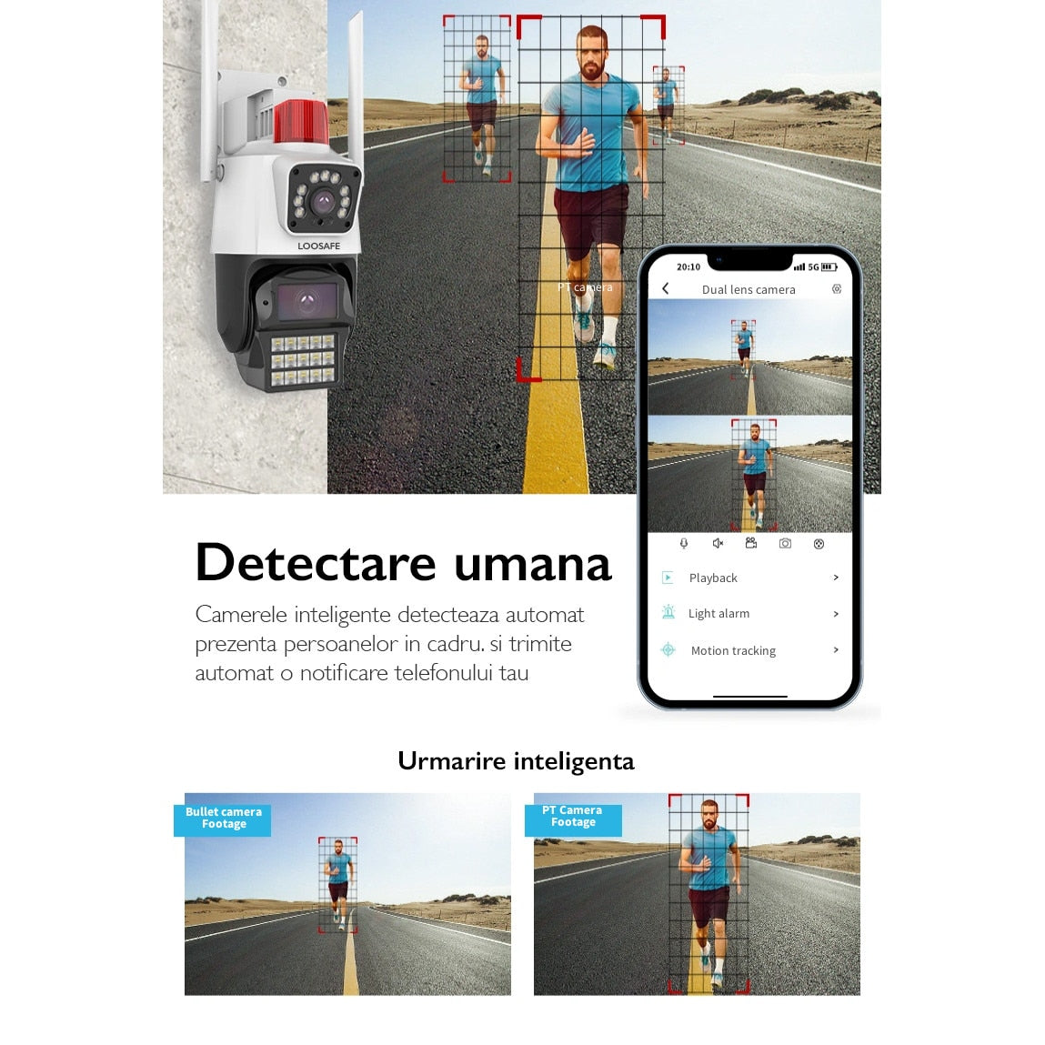 Camera de Supraveghere Dubla Wireless CCTV Loosafe® 80XPRO