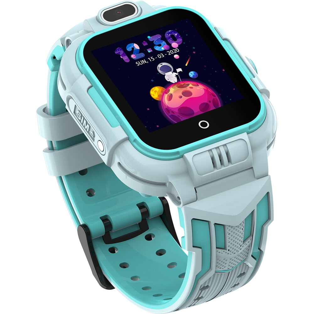 Ceas smartwatch GPS copii Techone™ KT16 4G, Albastru