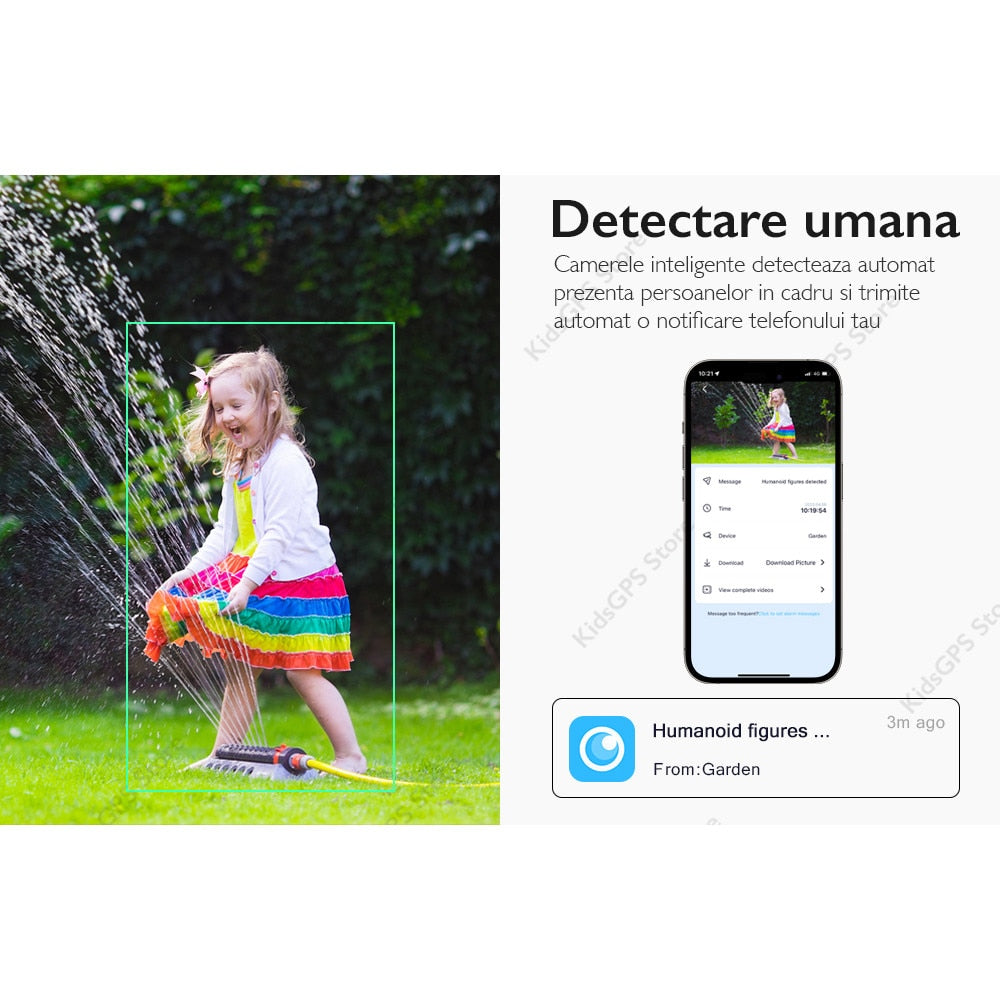 Camera de supraveghere dubla WIFI Loosafe® DC80 Plus+ Hawk