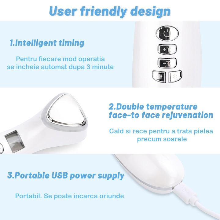 Aparat ingrijire faciala Multifunctional, Horigen™ D002
