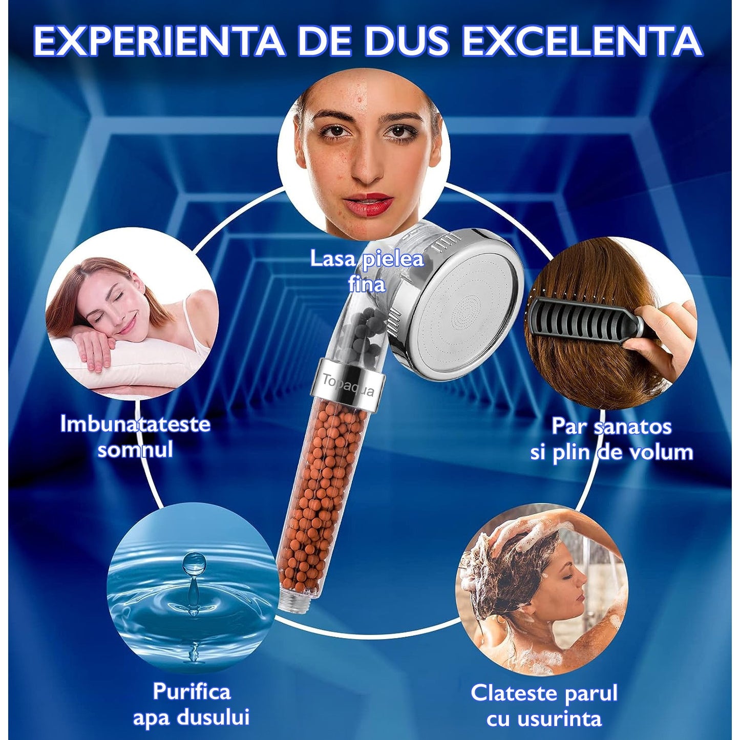 Para cap de dus Topaqua® C400