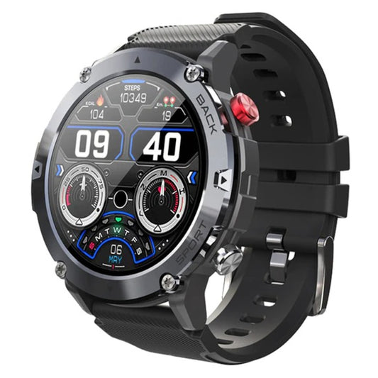 Ceas smartwatch barbati TechONE® C21, Negru