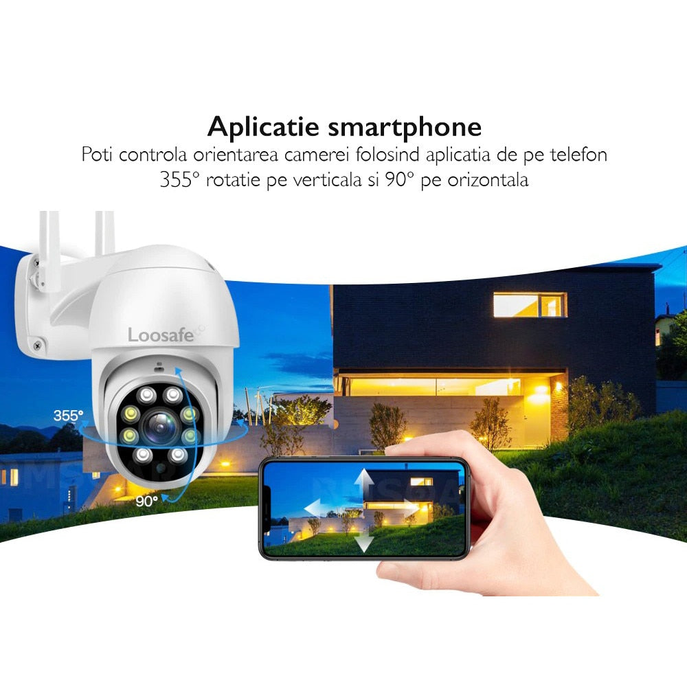 Camera de supraveghere WIFI Loosafe® 50XP Pro