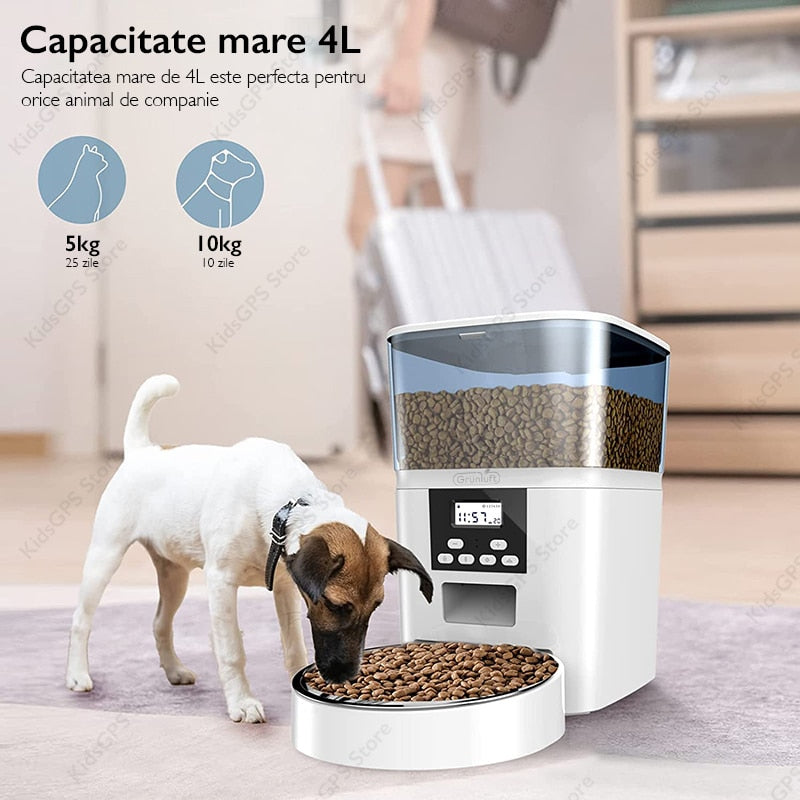 Hranitor automat Grunluft® QQ002, Alb