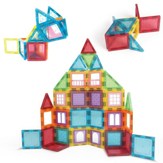 Set Constructie Blocuri Magnetice Copii KidProtect® Mag Hero Big 45 buc