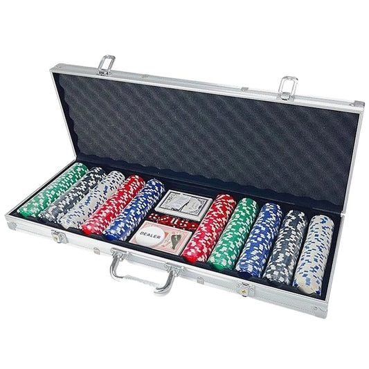 Set Poker Premium KD Home® High Roller 500