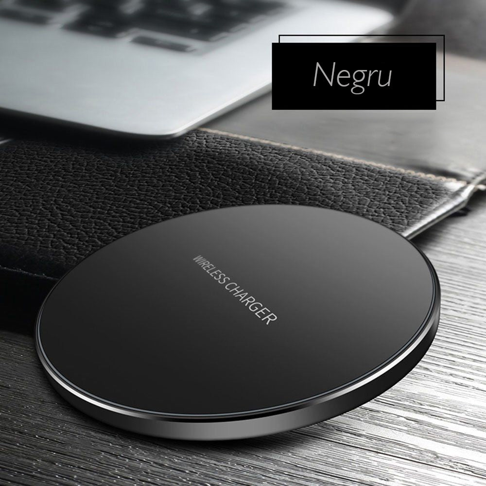 Incarcator wireless de birou rotund Loowoko™ X9