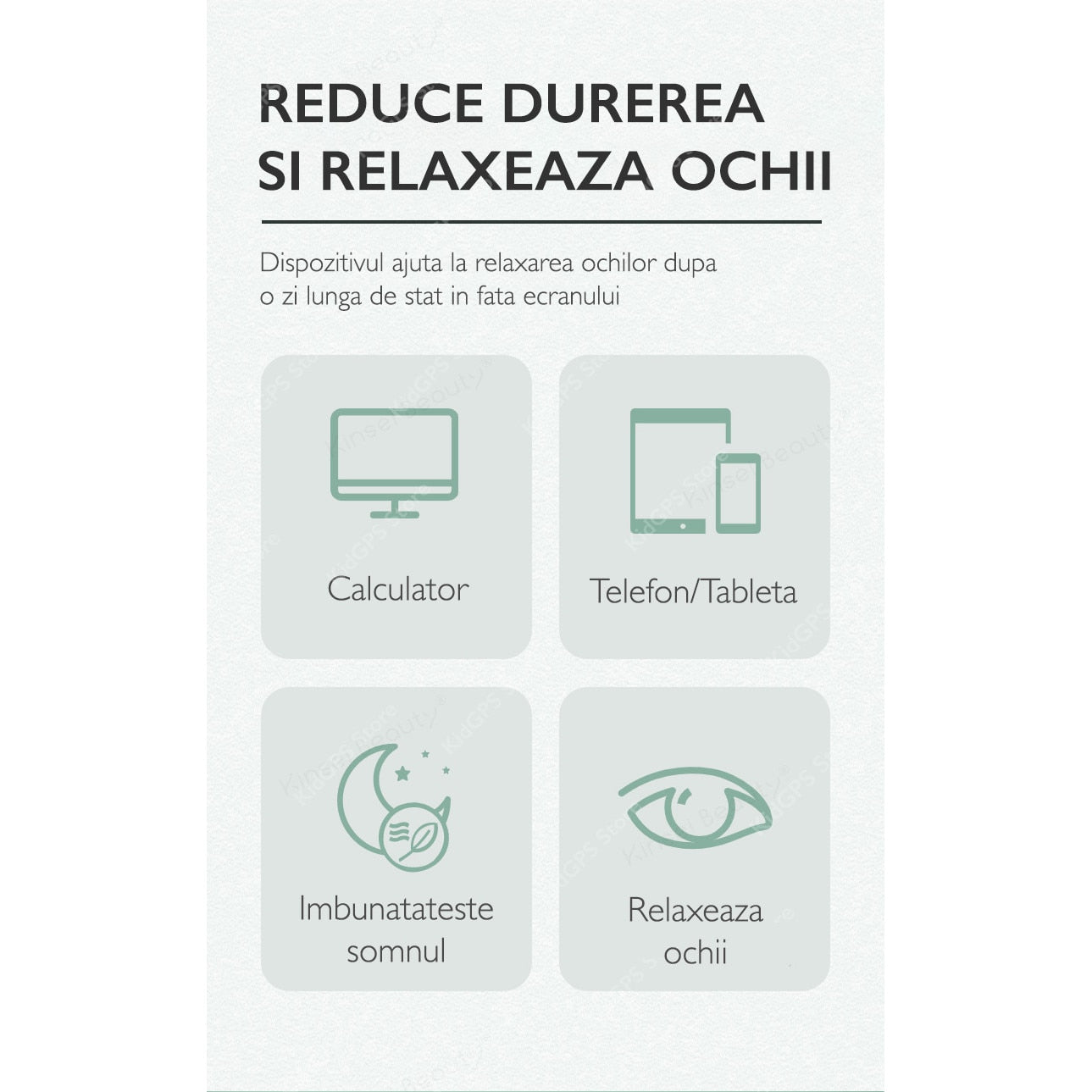 Aparat masaj ochi si buze cu radio frecventa Horigen™ D118