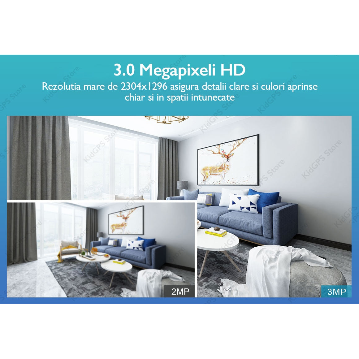 Camera de supraveghere WIFI SriHome® SH036 Plus+