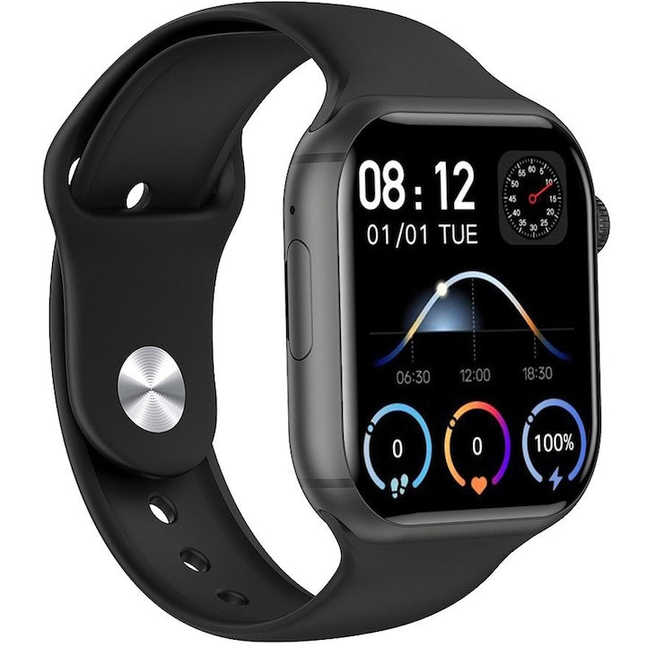 Ceas Smartwatch Barbati TechONE® GlideWatch, Negru