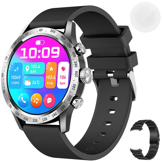 Ceas Smartwatch Barbati Wonlex® DW25 Sky Line, Negru