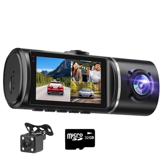 Camera Auto Tripla DVR Loosafe® Road Team Pro