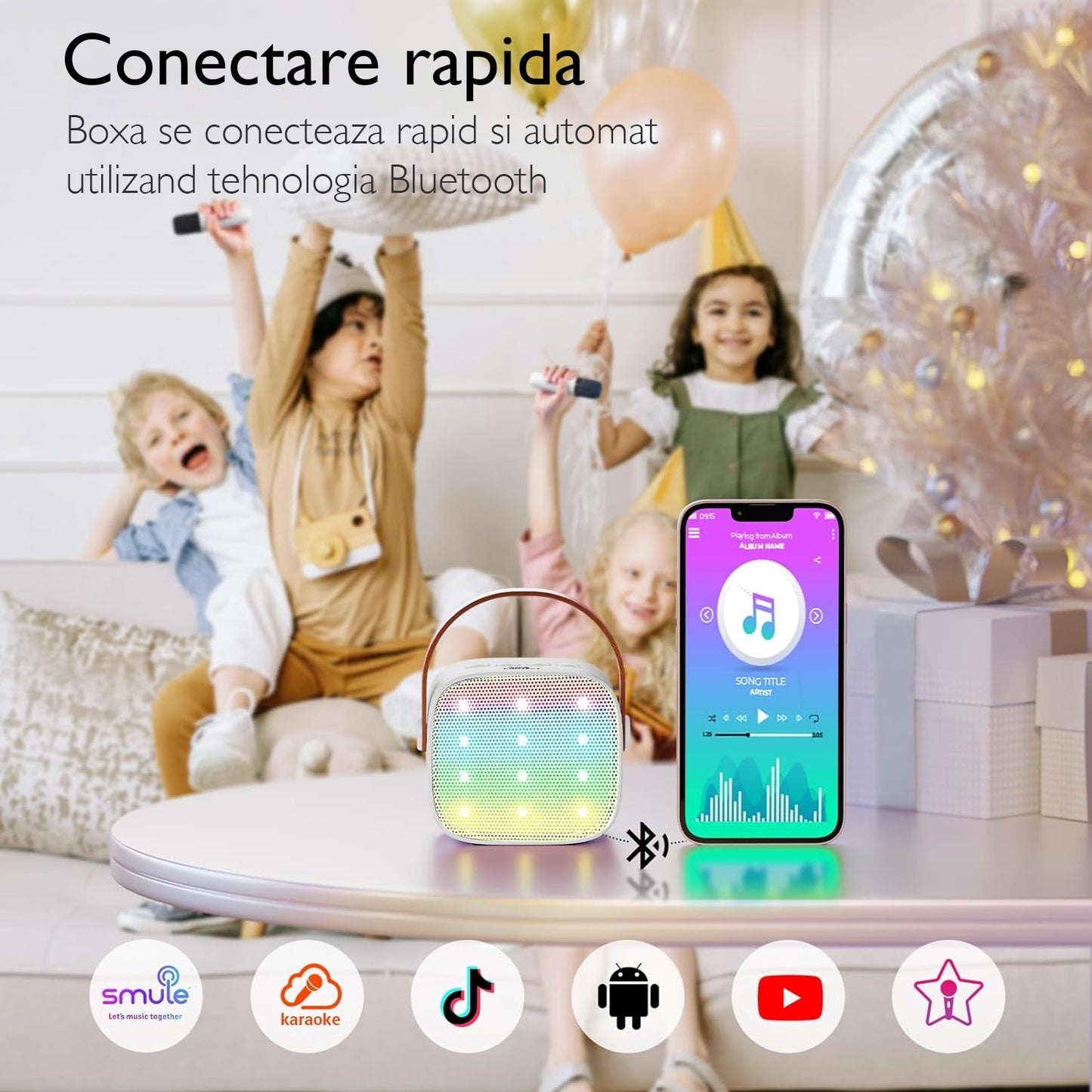 Microfon Karaoke si Boxa KidProtect® Magic Voice