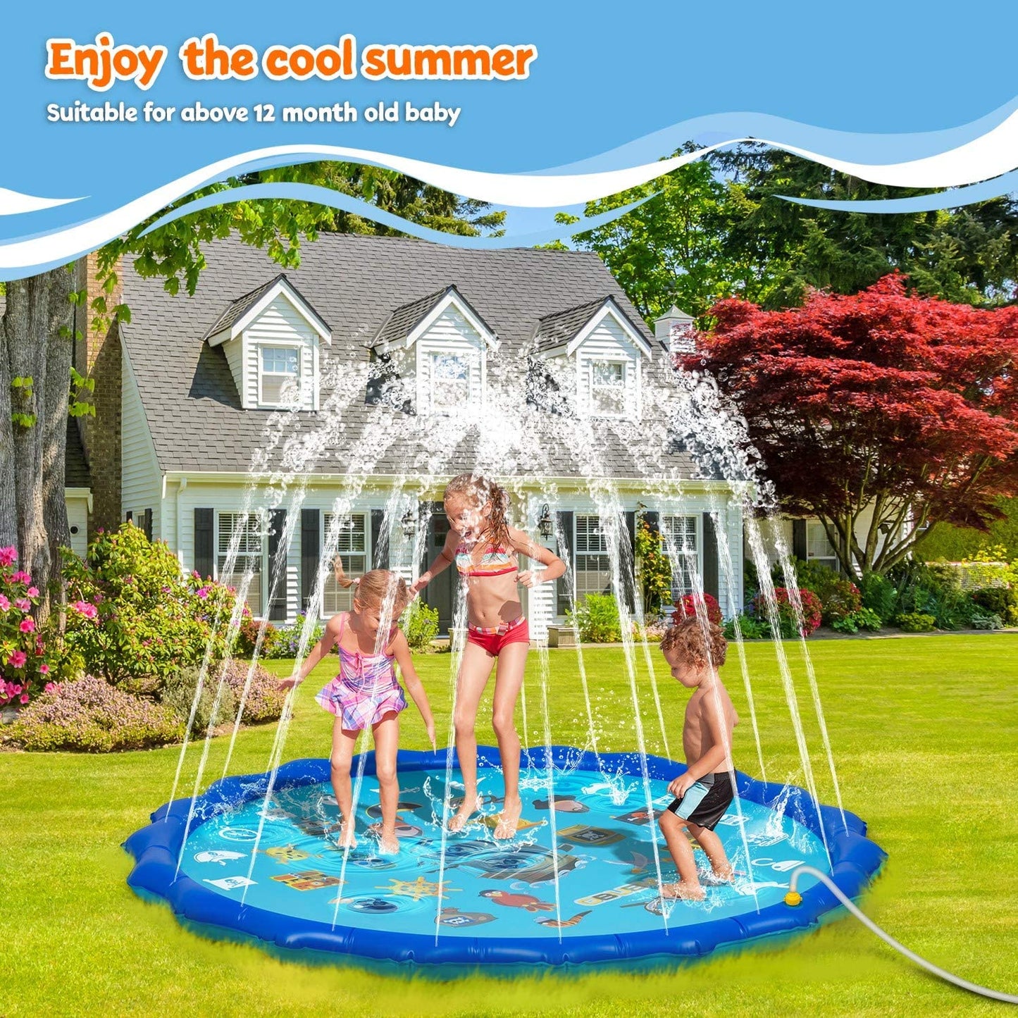 Piscina cu stropitoare, Horigen® SumerFun X2 Pro