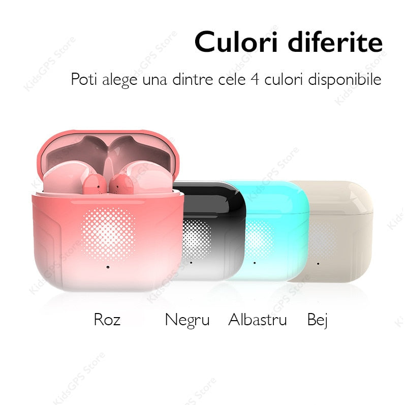 Casti wireless audio profesionale Runmus® H11, Alb