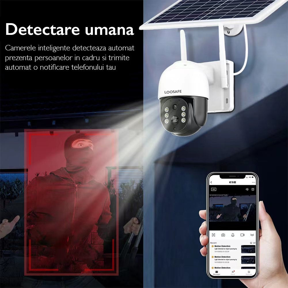 Camera de Supraveghere Solara 4G Loosafe® 4GProtect Ultra TQ5