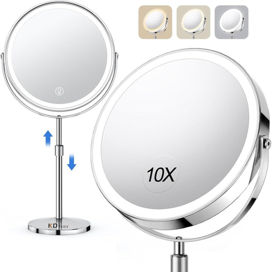 Oglinda Cosmetica Cu Led Pentru Machiaj KD Home® RoyalReflect 10X
