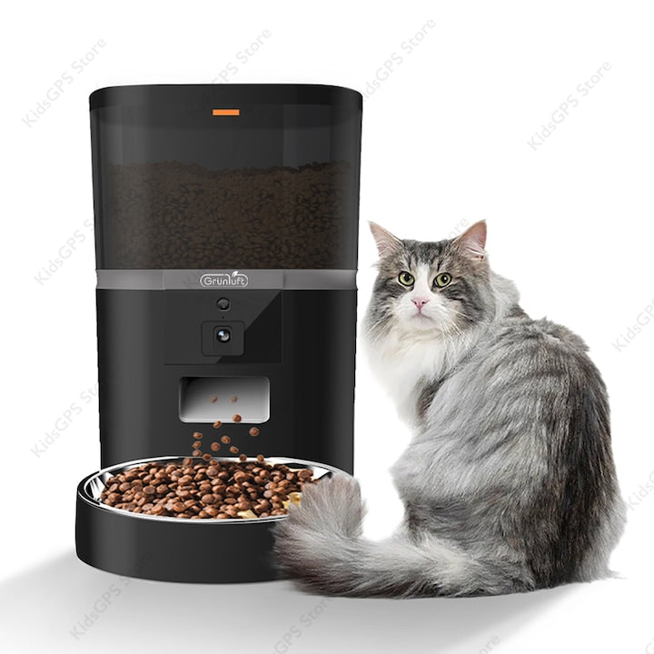 Hranitor automat Grunluft® QQ005 WiFi, Alb