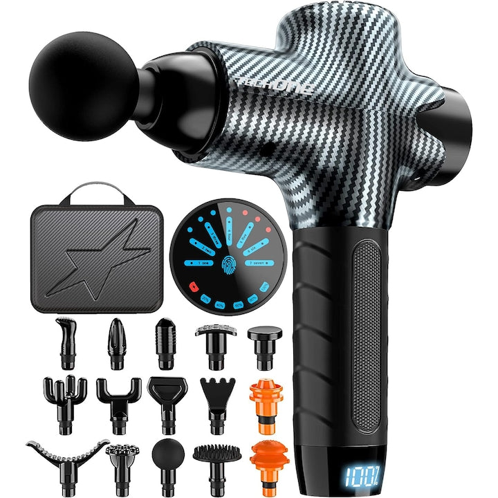 Aparat Pentru Masaj Profesional Tip Pistol Techone® Master Pro Y8