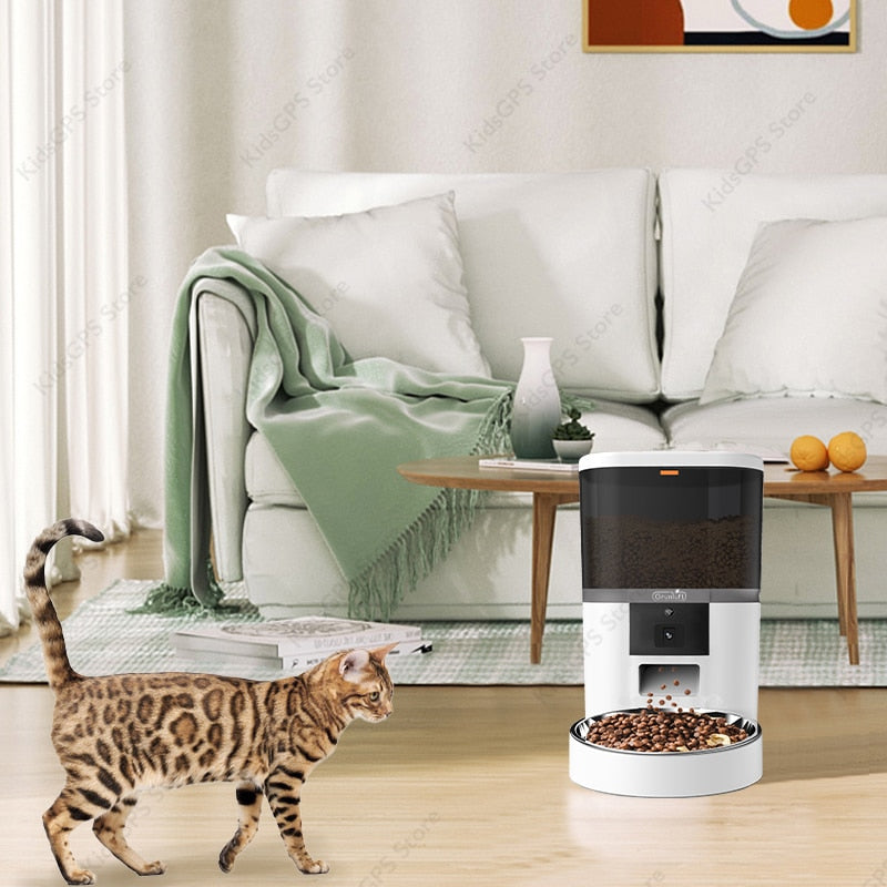 Hranitor automat Grunluft® QQ005 WiFi, Alb