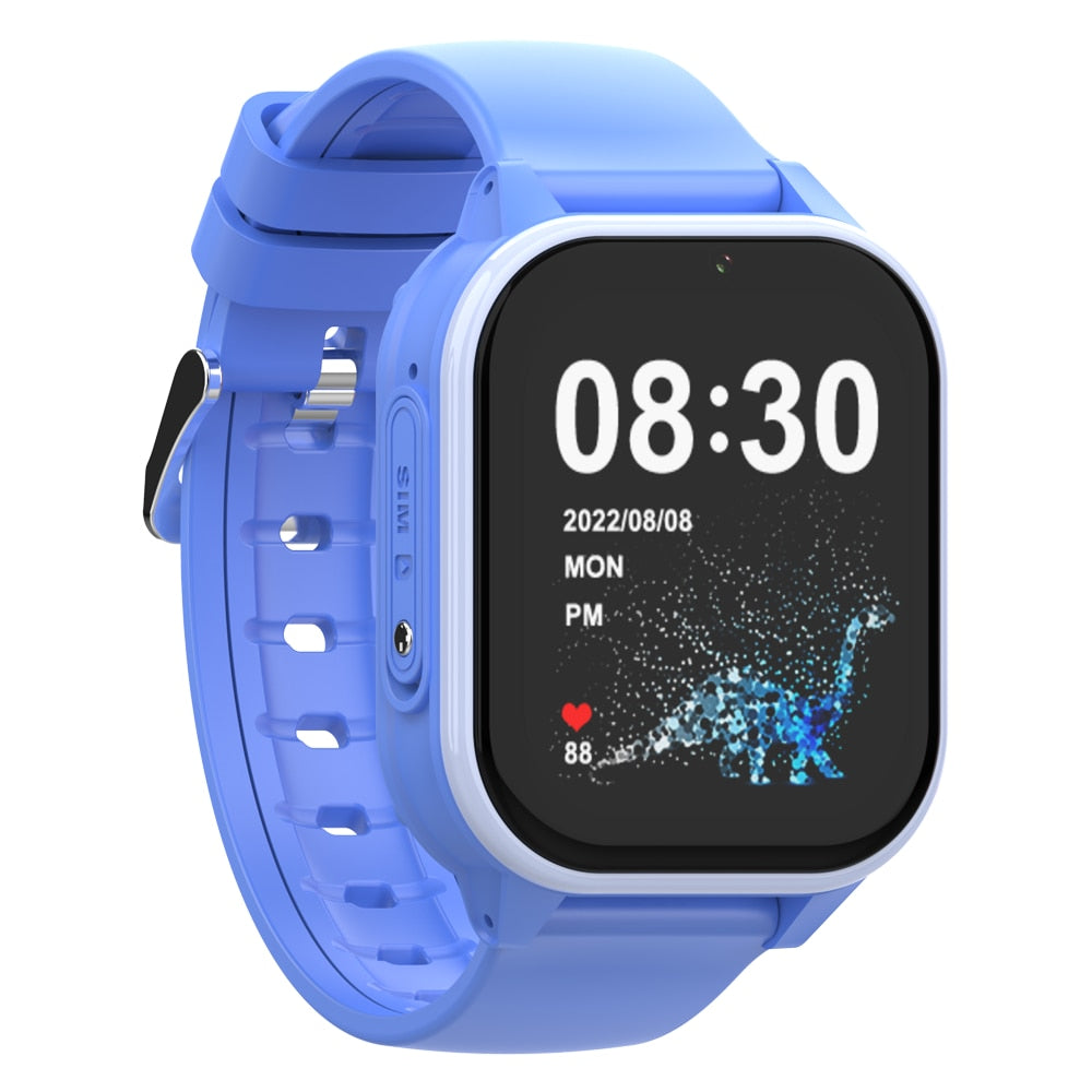 Ceas Smartwatch GPS Copii cu Localizare si Telefon Techone™ KT19T, Albastru