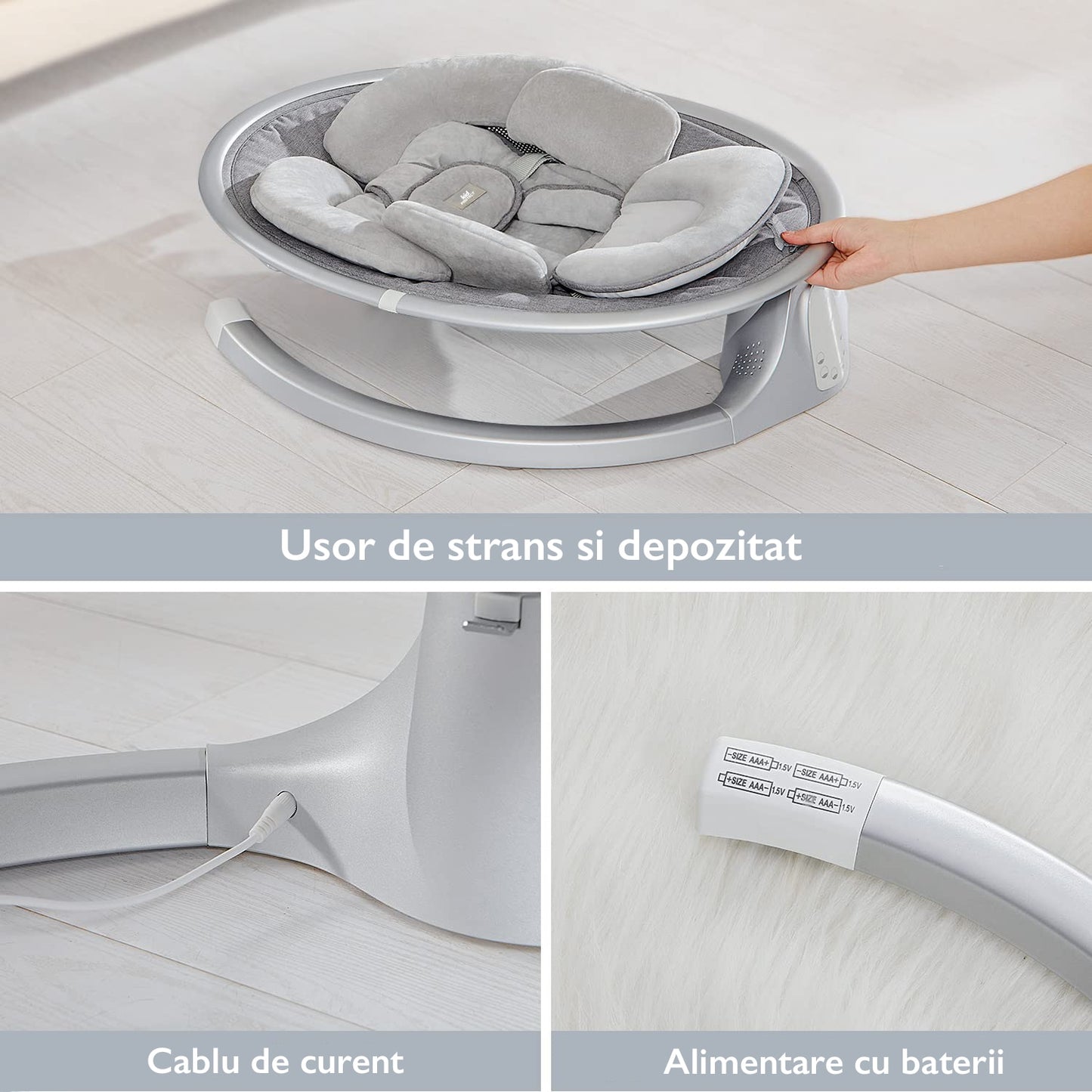 Leagan Electric Bebelusi KidProtect® Baby Bliss
