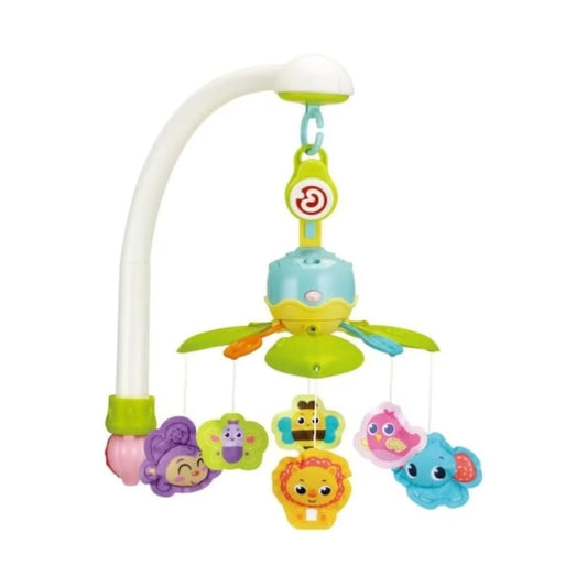 Carusel muzical patut bebelusi Kidprotect® Easy Breezy Zoo
