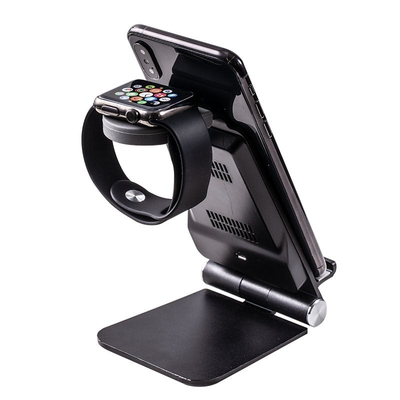 Stand dublu de incarcare wireless de birou Loowoko™ S19 Pro
