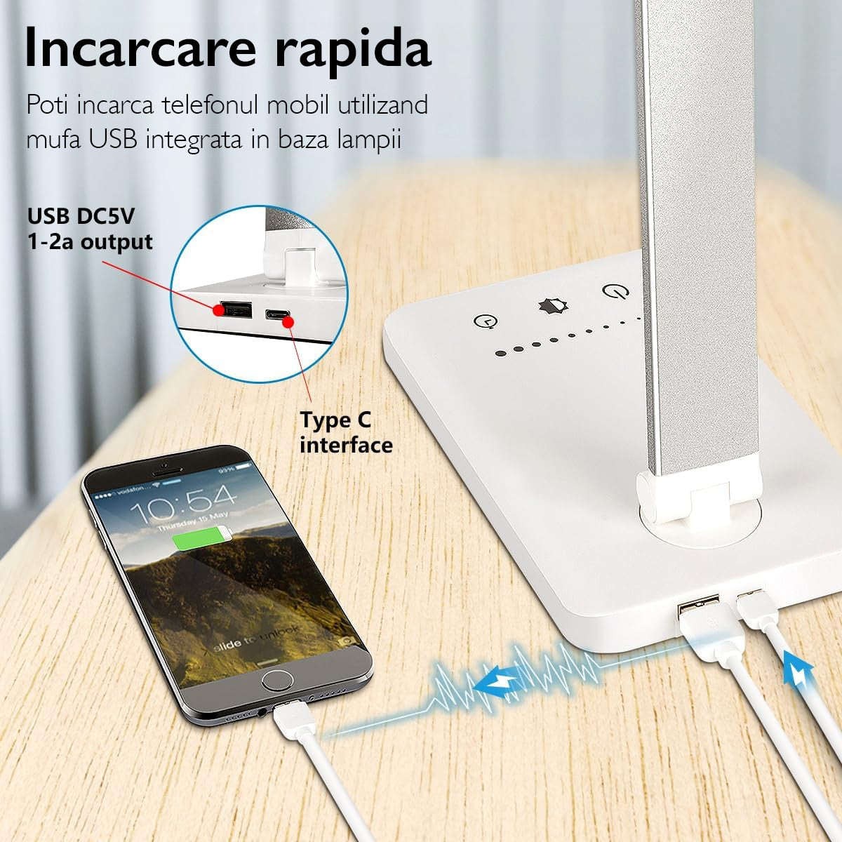 Lampa De Birou LED Huerler® Noby