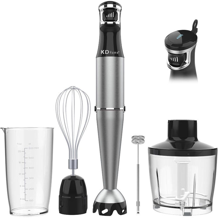 Set Mixer Vertical tip Blender 5 in 1 KD Home® Immersion Blend