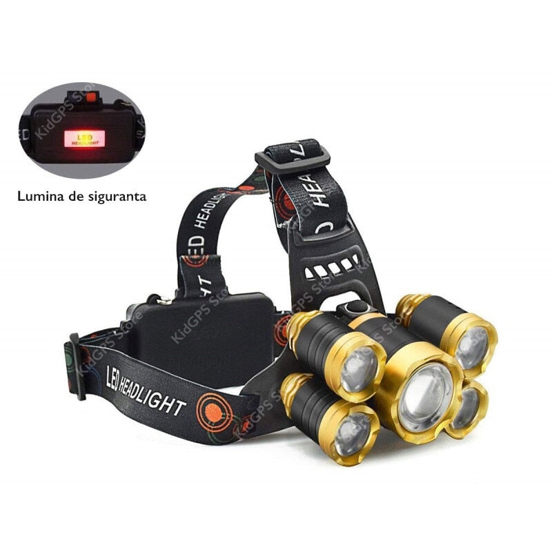 Lanterna de cap LED Techone® GD-HL501 Pro