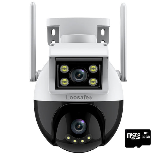 Camera de supraveghere dubla WIFI Loosafe® DC80 Plus+ Hawk