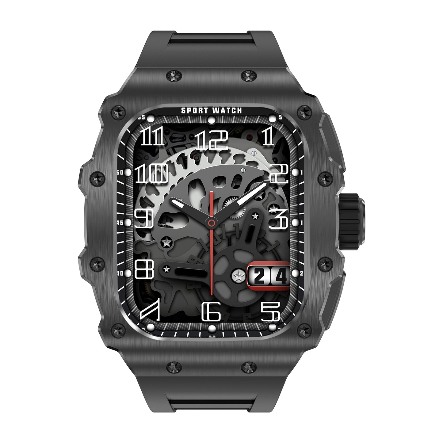 Ceas Smartwatch Barbati TechONE® AK65 Monster, Negru