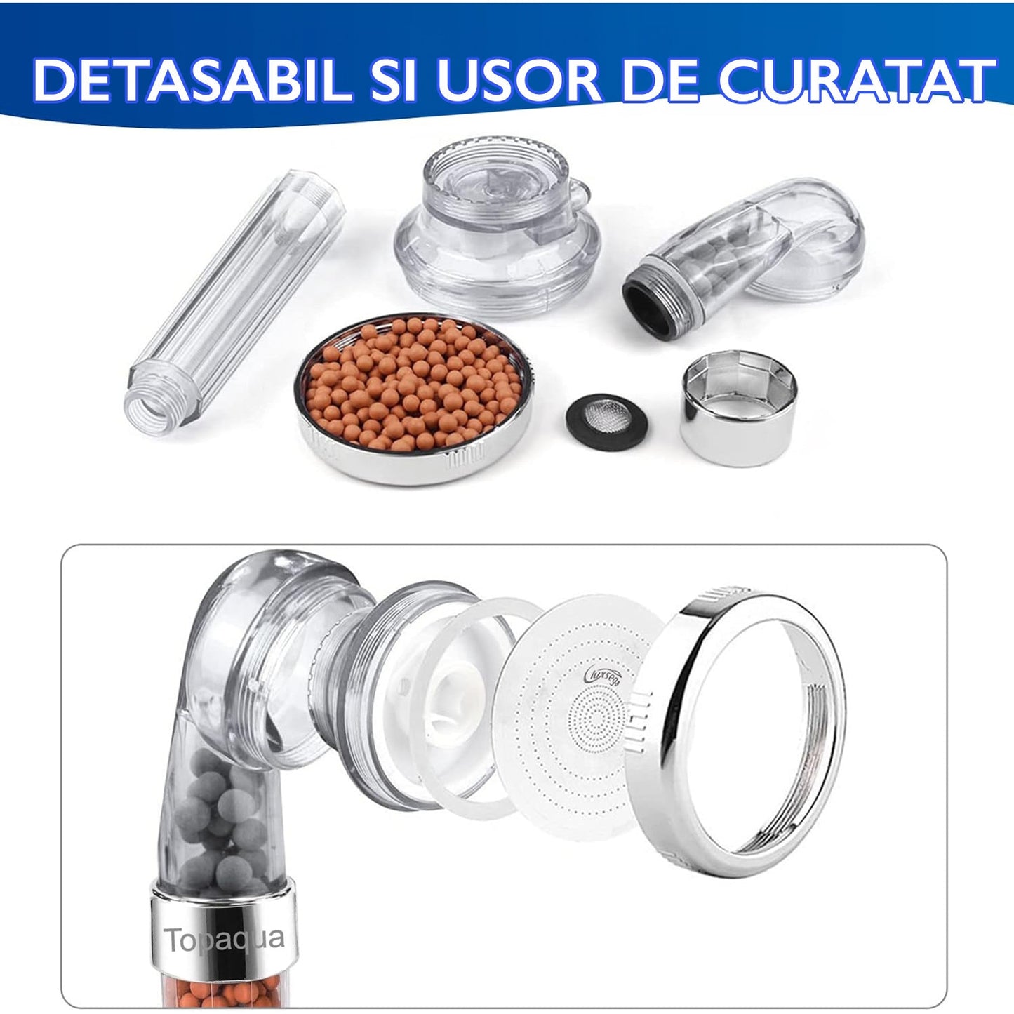 Para cap de dus Topaqua® C400