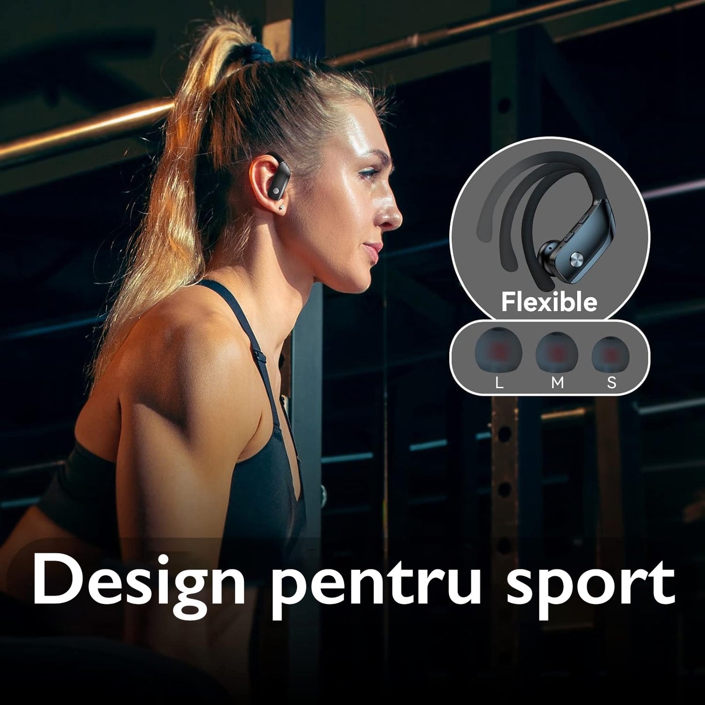 Casti Wireless Bluetooth Sport Runmus® FitWave Elite