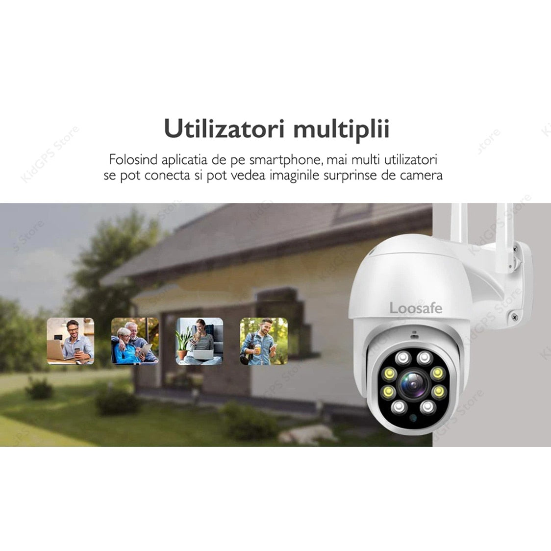Camera de supraveghere WIFI Loosafe® 80XP Max+ 8MP