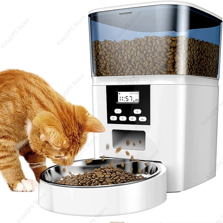 Hranitor automat Grunluft® QQ002, Alb