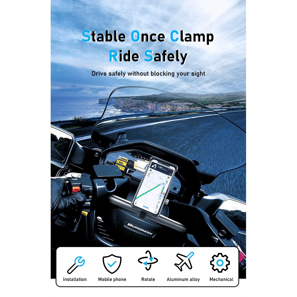 Suport telefon bicicleta Techone® QX21