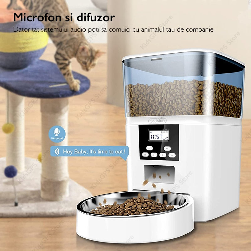 Hranitor automat Grunluft® QQ002, Alb