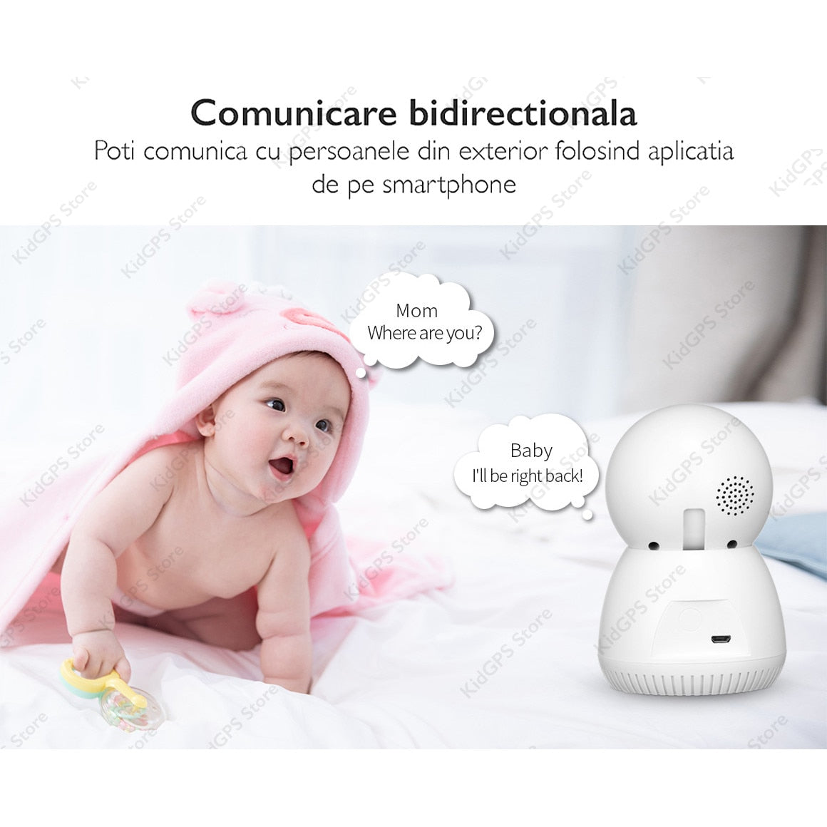 Camera de supraveghere WIFI SriHome® SH036 Plus+