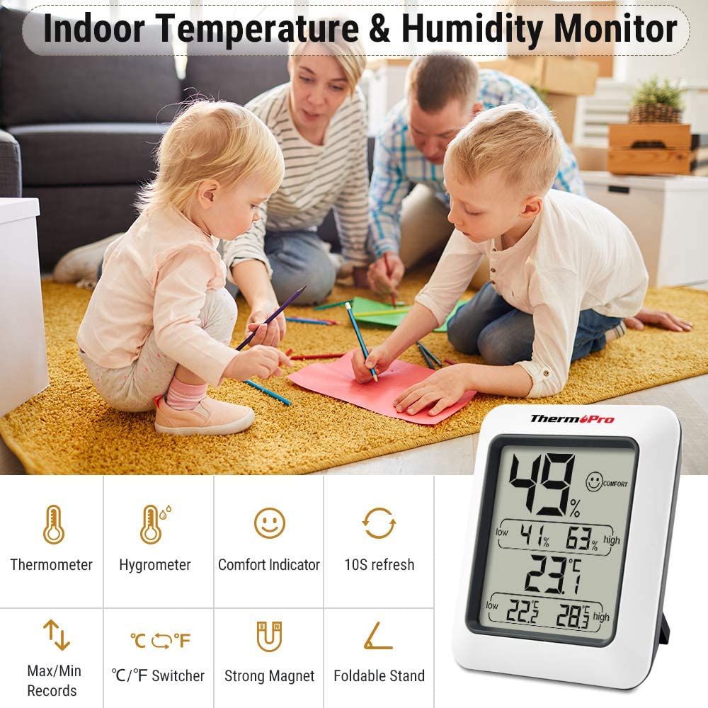 Termometru si higrometru de camera ThermoPro TP-50 Pro