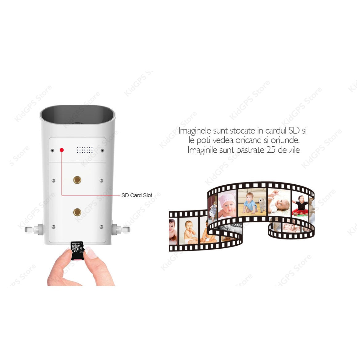 Camera de supraveghere 4MP, WIFI SriHome™ SH037 Pro interior/exterior