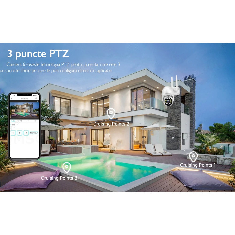 Camera de supraveghere WIFI Loosafe® 50XP Pro