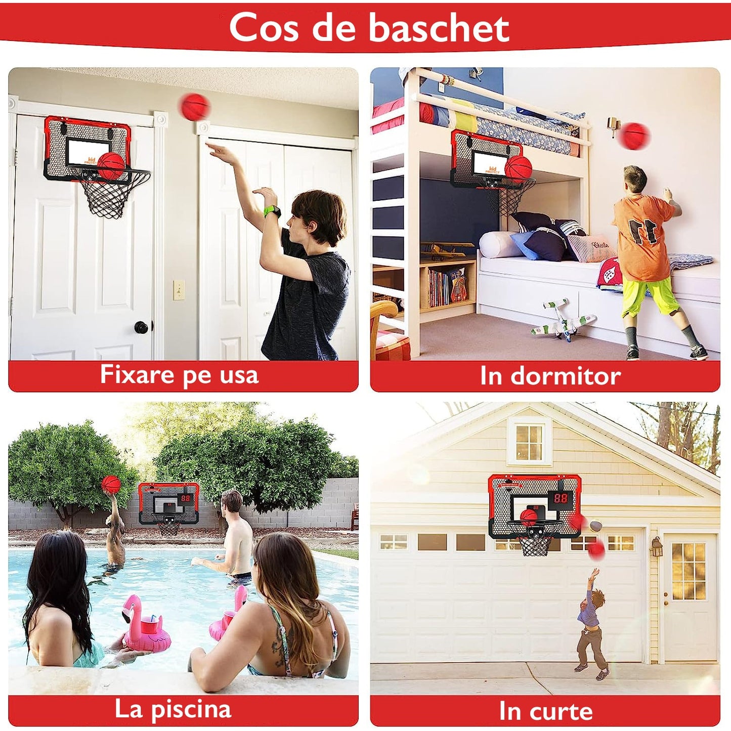 Cos de baschet copii KidProtect®